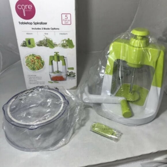 core kitchen Other - Core Kitchen 5pcs Tabletop Spiralizer Set salad fruit New in box